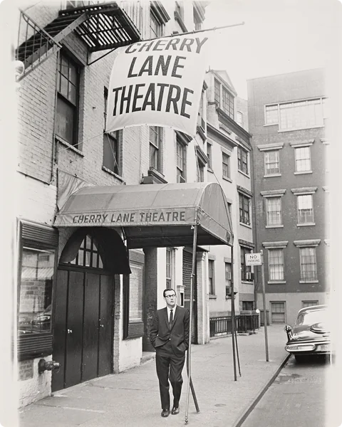 Exterior view of the theatre mid-nineteenth century.